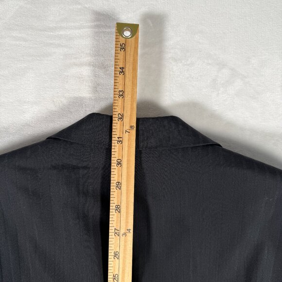 Hugo Boss Pasolini Movie US Blazer Men Size 40R Gray Striped 100% Wool Made USA - Picture 12 of 12